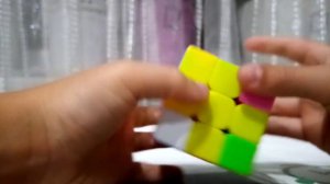 Как собрать одну сторону кубика рубика