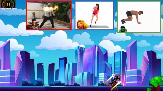 ??AVENGERS RACE FITNESS | Brain Break | EXERCISE For Kids WORKOUT Video