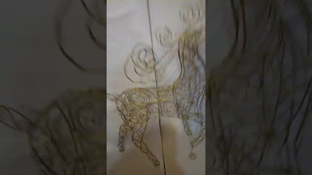 Новогодний ажурный олень смотреть онлайн
