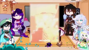 Genshin Impact react to Sukuna || Jujutsu Kaisen || Archons || Made by Yuk!ra