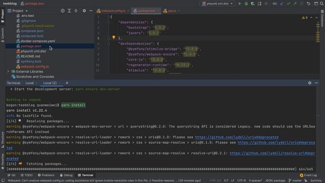 《Symfony 5全面开发》视频教程38、安装encore组件使用webpack смотреть онлайн