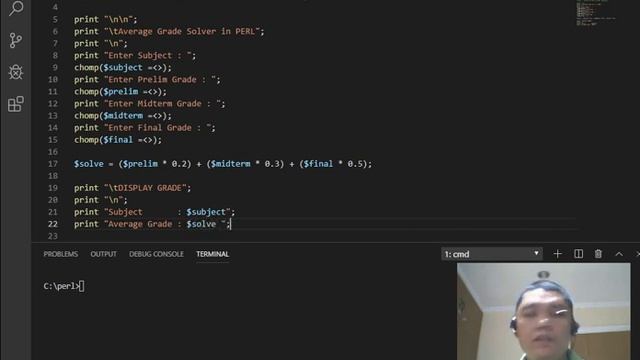 Average Grade Solver in PERL смотреть онлайн
