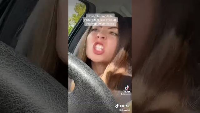 Quand tu prends la voiture familiale avec un peu trop de confiance #humour #pourtoi #foryou смотреть онлайн