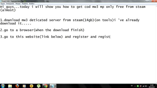 How to download MW3 MP on steam for free(FourDeltaOne) смотреть онлайн
