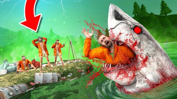 АКУЛА МОНСТР ИДЕТ ЗА ВАМИ