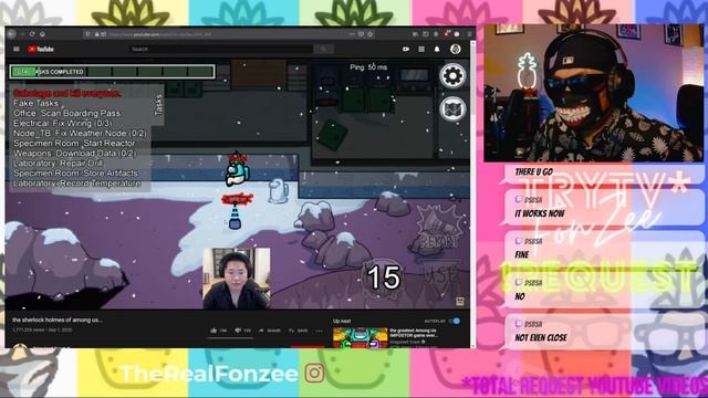 FonZEE first REACT Disguised Toast the sherlock holmes of among us... смотреть онлайн