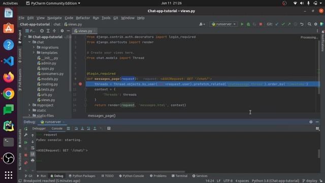 How to use Debugger with Django in Pycharm || The Codrammers смотреть онлайн