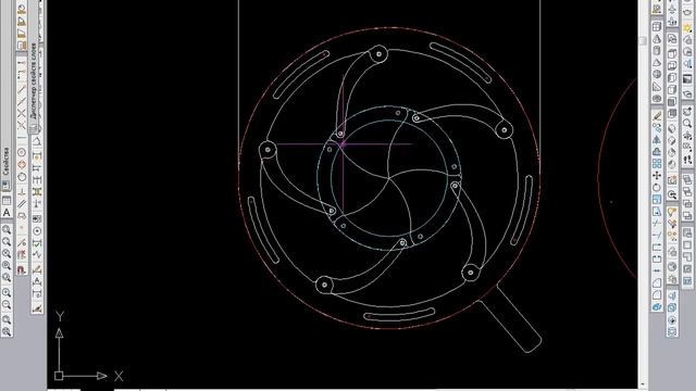 Раздвижной люк. Чертеж для ЧПУ. смотреть онлайн