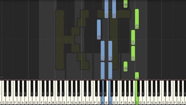 His Theme [Dancetale - Undertale AU] - Hard Mode [Piano Tutorial] (Synthesia) смотреть онлайн