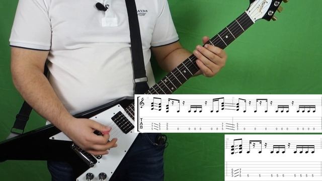 Как играть Rammstein - Du Hast на электрогитаре