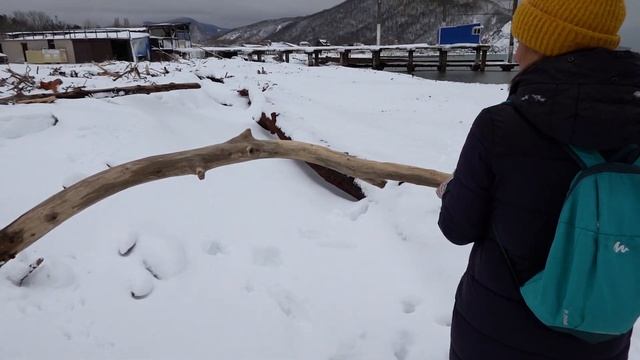 Архипо-Осиповку засыпало снегом. Гуляем по снежному пляжу. Часть 2. 2022-01-23 смотреть онлайн