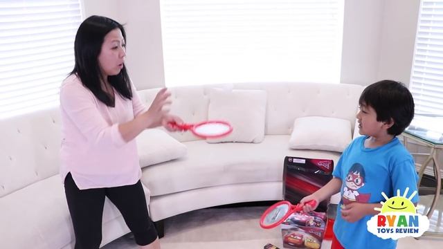 Huge Easter Egg Hunt Surprise Toys for kids outdoor fun with Ryan ToysReview смотреть онлайн