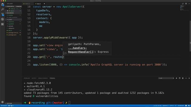 30Using Pug as a Templating System with Express and GraphQL смотреть онлайн