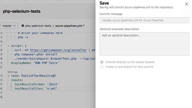 PHP selenium execution in Azure Devops смотреть онлайн
