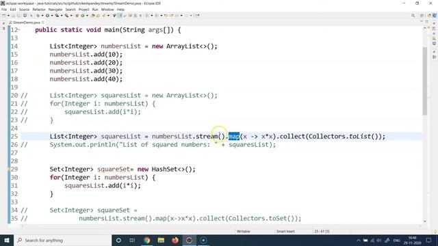 Java Tutorial For Beginners | Java Streams Tutorial | Map & Collect Example | SimpliCode смотреть онлайн