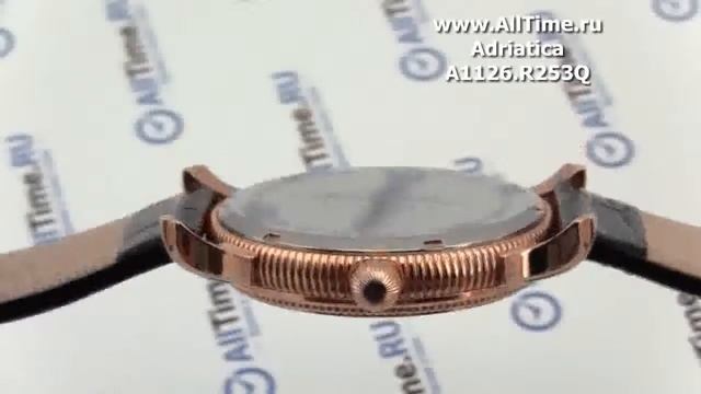 Обзор. Мужские наручные часы Adriatica A1126.R253Q смотреть онлайн