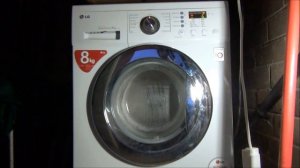 LG F1222TD Direct Drive Washing Machine : cotton 95 medic rinse + intensive