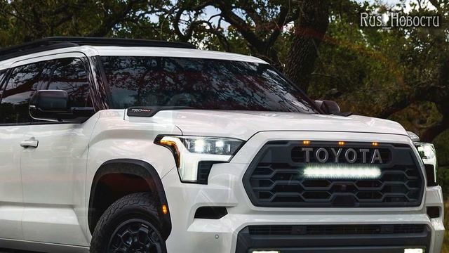 Авто обзор - Toyota Sequoia 2023 – рамный гибридный 437-сильный рамный внедорожник смотреть онлайн