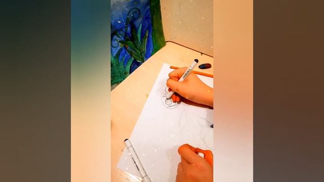 Как нарисовать ящерку смотреть онлайн