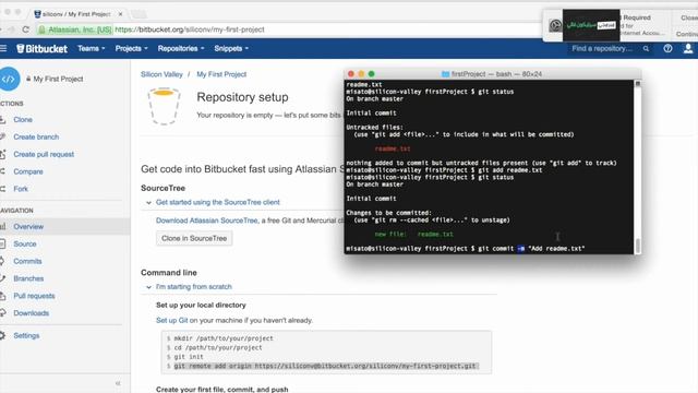 Git connect local to remote - جيت ربط المستودع اللوكال بالريموت смотреть онлайн