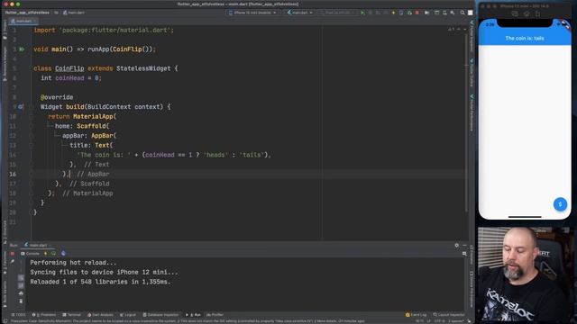 Stateless vs Stateful | Flutter Example смотреть онлайн
