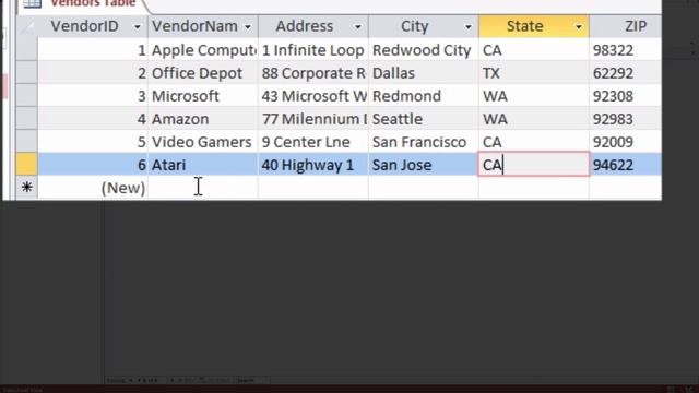 Microsoft Access - 02 Create a simple store invoice system tutorial create tables смотреть онлайн