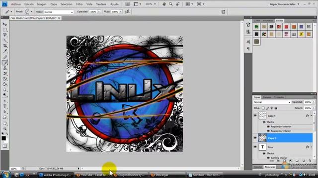 como descargar pinceles (brushes) para photoshop cs4 y cs3 смотреть онлайн