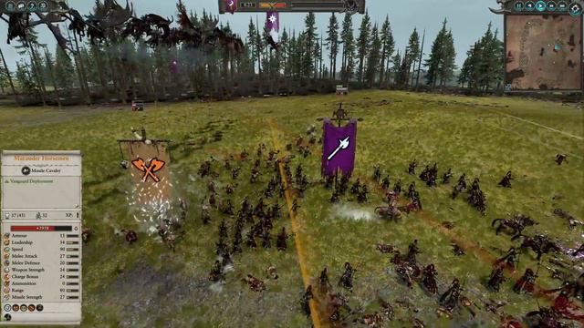 UNDERRATED LORD: Crossbow Dreadlord - Dark Elves vs Norsca // Total War: Warhammer II Online Battle