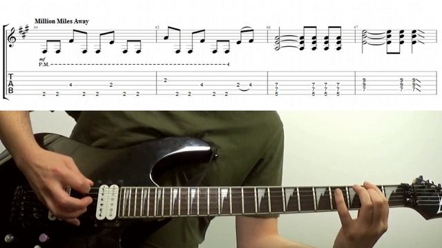 Million Miles Away Offspring Guitar Lesson | Intro Riff With Tab смотреть онлайн