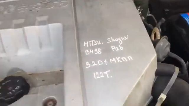 B498 - engine test Mitsubishi Pajero 3 до рест 3.2Di-D / 4M41 / 5МКПП 4WD смотреть онлайн