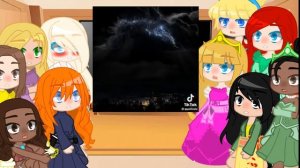 ?•Las Princesas De Disney Reaccionan A Las Películas De DreamWorks•?||Parte 2/4||Gacha Club