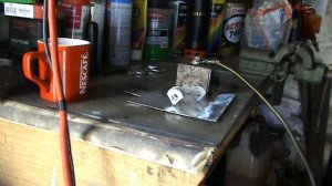 Самодельный споттер из акб и втягивающего реле по идее Дениса Гмызина