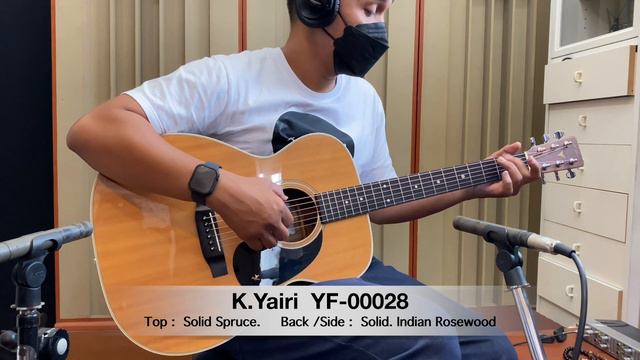 K Yairi YF- 00028 ( All Solid Indian Rosewood ) смотреть онлайн