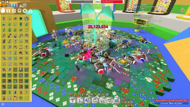 How To GET *RAINBOW* Stickers FAST in Bee Swarm Simulator (Free) смотреть онлайн