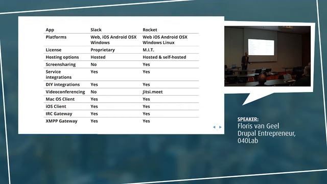 Rocket.Chat comes to Drupal - European Drupal Business Days смотреть онлайн