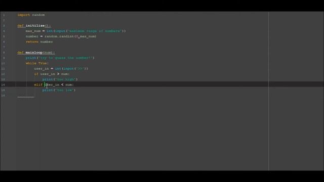 python 3.4 - random number guessing game - my first program/game смотреть онлайн