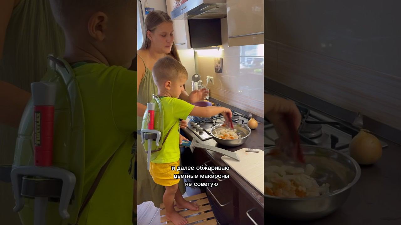 Еда из мультиков!Зеленая паста черепашек-ниндзя