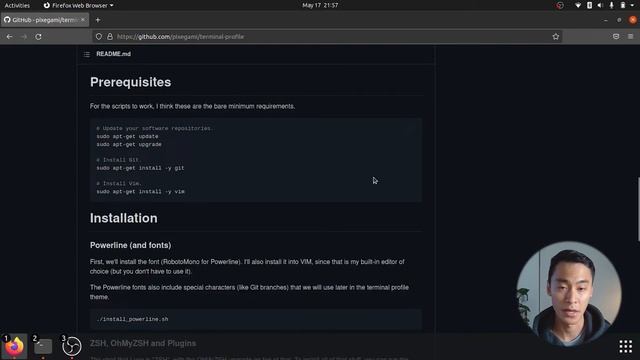 My Custom Ubuntu Linux Terminal with Themes and Plug-ins ? смотреть онлайн
