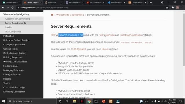 Langkah Awal: Installasi CodeIgniter v4, PHP 7.4 смотреть онлайн