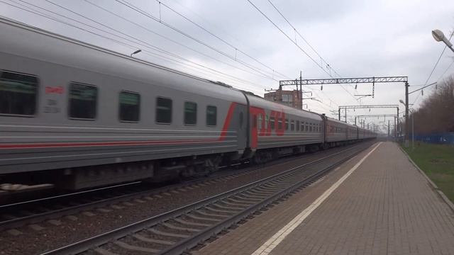 ЭП1М-640 с поездом №140 Барнаул — Адлер. смотреть онлайн