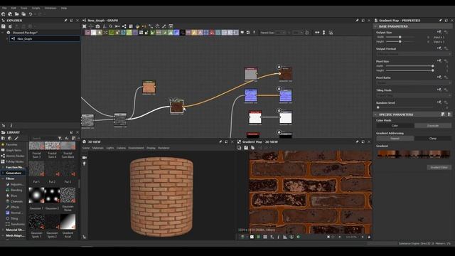 Substance Designer - Broken Wall Material смотреть онлайн