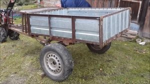 Самодельная тележка для мотоблока