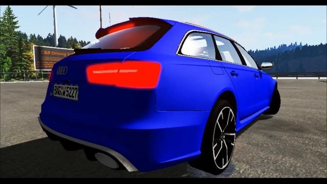 BeamNG Drive crashes Audi RS6 Avant`15 смотреть онлайн
