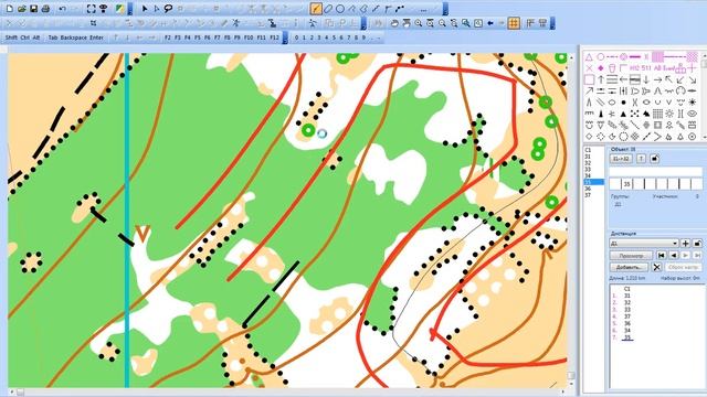Создание комплексной тренировочной дистанции для спортивного ориентирования в OCAD смотреть онлайн