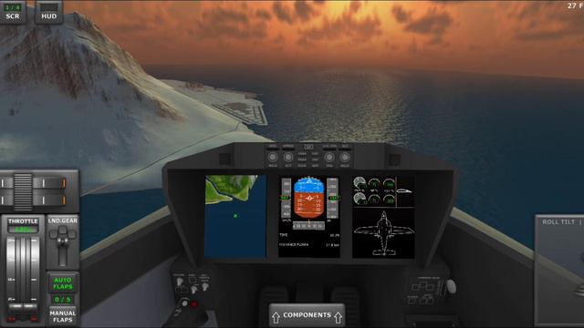 Перелёт с главного в побережный аэропорт в Turboprod flight simulator!!! смотреть онлайн