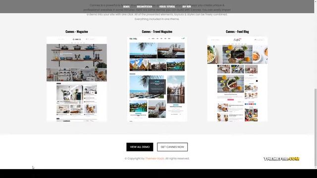 Cannes - Blog News and Magazine WordPress Theme woocommerce shortcodes Easy Create Website смотреть онлайн