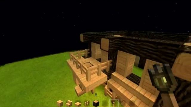 Как построить средневековый дом в minecraft 1.5.2 (7х7) Первая часть смотреть онлайн