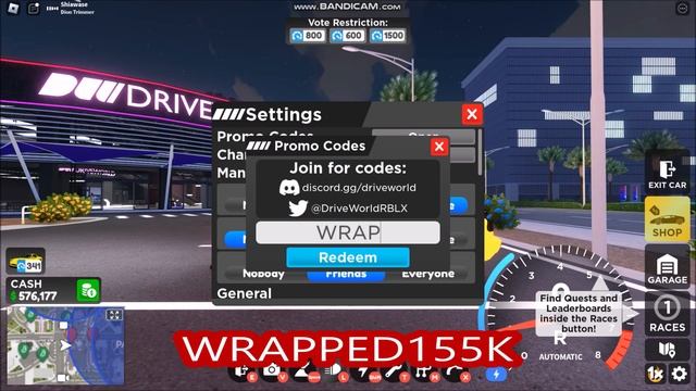 *NEW CODES* Drive World ROBLOX | LIMITED CODES TIME | 9 AUGUST 2023 смотреть онлайн