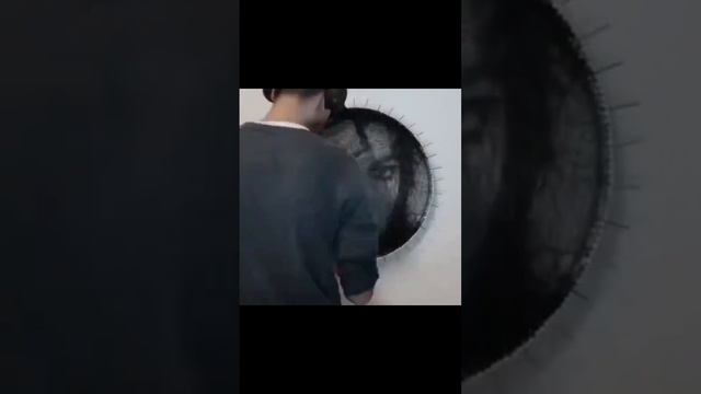 Портрет из ниток.👍👍👍