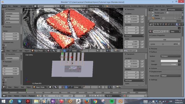 Cómo hacer un logo 3D en Blender, (Parte 3) смотреть онлайн